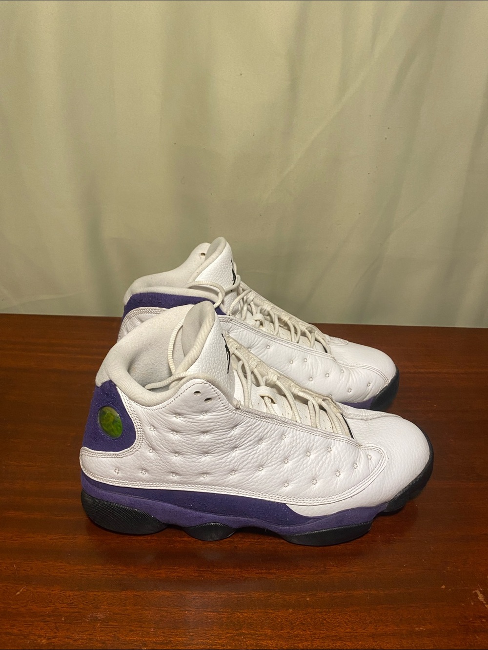 Nike Air Jordan 13  Retro Lakers  White Purple size 10.5 Used